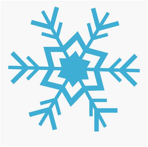 Flake Clipart Frost Snowflake No Background Free Transparent
