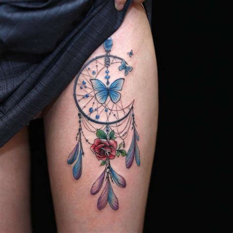 La confrontation avec des situations ou des émotions négatives, vos plus. Tatouage attrape rêve - signification, idées & 48 photos