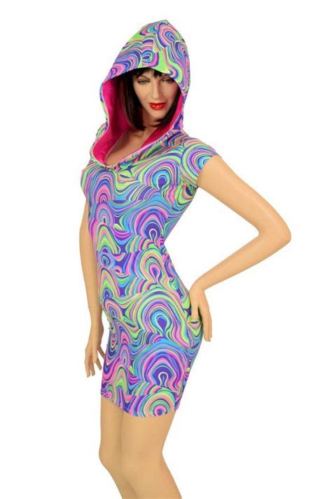 Glow Worm Hoodie Dress Coquetry Clothing