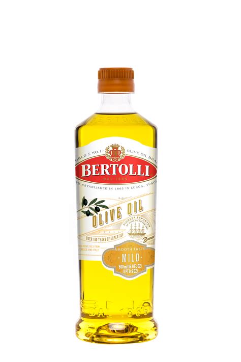People in this region live longer and are also less prone to cardiovascular diseases. Types of Olive Oil - Bertolli