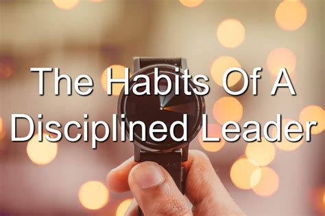 Self discipline means regulating oneself and making corrections to one's you can also set screen time limits for certain phone applications so that you don't spend too much time on social media when you should be studying. The Habits Of A Disciplined Leader - Joseph Lalonde