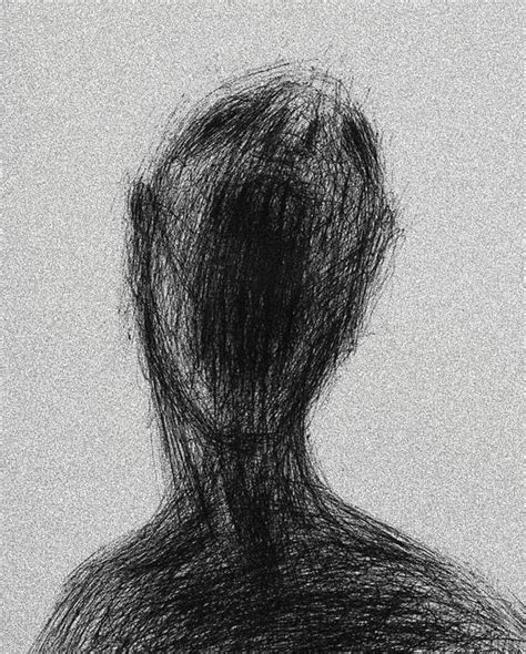 A Black And White Photo Of A Persons Back