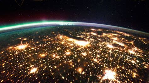 Earth At Night Seen From Space Iss Hd 1080p Original Earth At Night