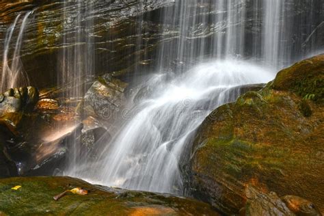 Waterfalls Nature Landscape In Blue Ridge Stock Image Image Of