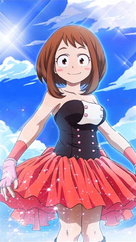 Uraraka Ochako Anime Hero Hero Girl
