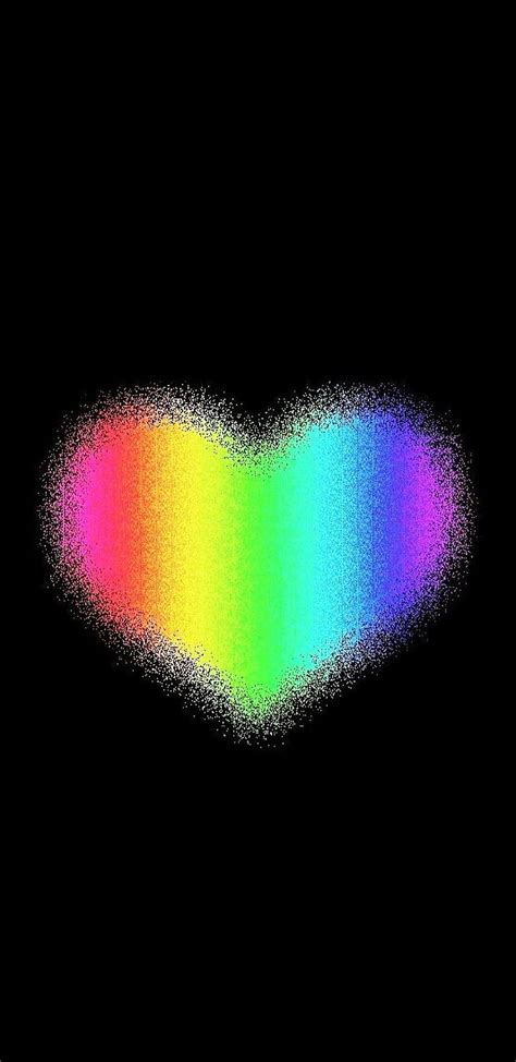 Cool Rainbow Heart Backgrounds
