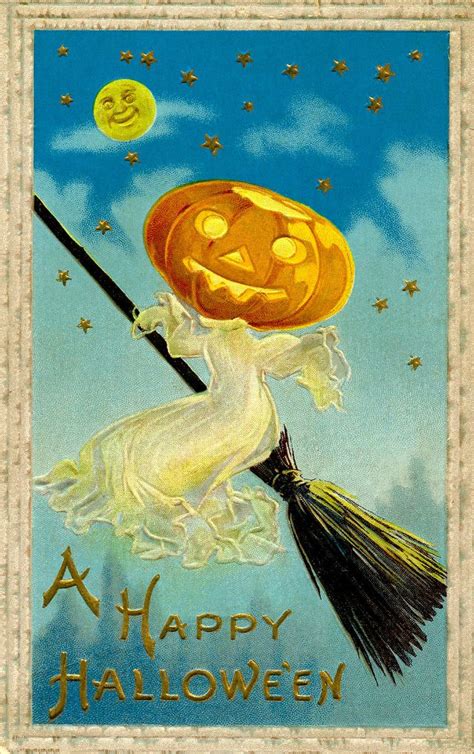 40 Amazing Halloween Postcards From The Early 20th Century Vintage