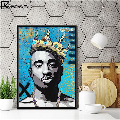 Tupac Shakur 2pac Poster Wall Art Notorious Big Biggie Posters And