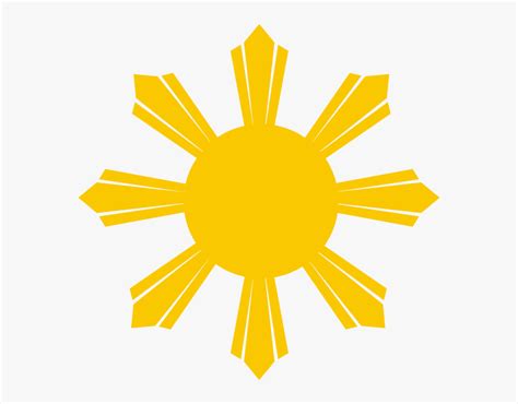 Philippine Flag Sun Png Transparent Png Transparent Png Image