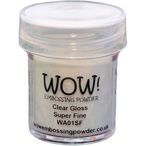 Wow Embossing Powder 160ml Clear Gloss Super Fine 5060210521554