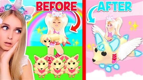 Making The New Kitsune Neon In Adopt Me Roblox Youtube
