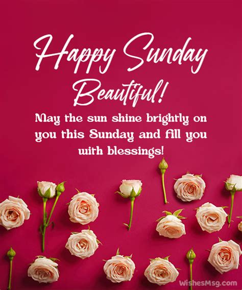 100 Happy Sunday Wishes Messages And Quotes Wishesmsg 2023