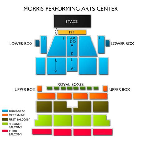 Center For The Performing Arts Seating Chart 2022