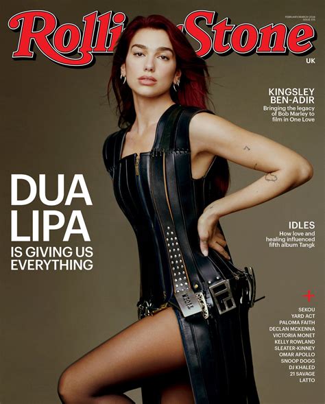 Rolling Stone Magazine Febmarch 2024 Dua Lipa Yourcelebritymagazines