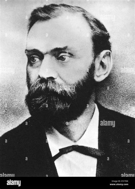 Alfred Nobel 1833 1896 Swedish Chemist Who Invented Dynamite Stock