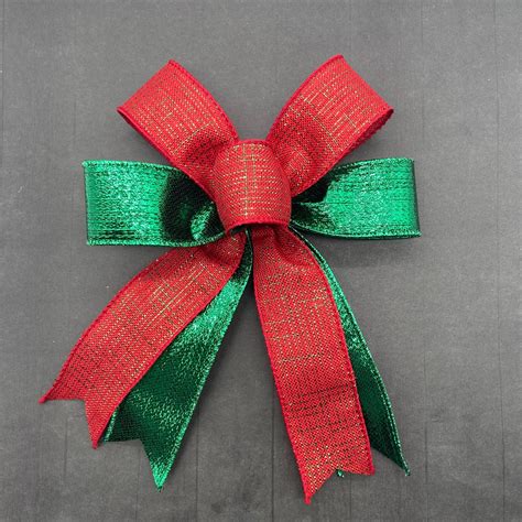 Christmas Decorative Bows / Set 6 Bows / Christmas Red and  Etsy