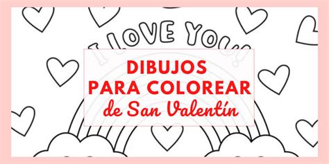 Dibujos de San Valentín para colorear