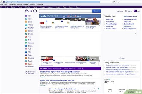 Comment Faire De Yahoo Votre Page Daccueil