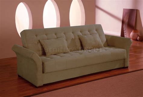 Velvet sofa bed with chrome legs 3 colours. Click-Clack Sofa Bed Convertible in Delux Khaki Microfiber ...
