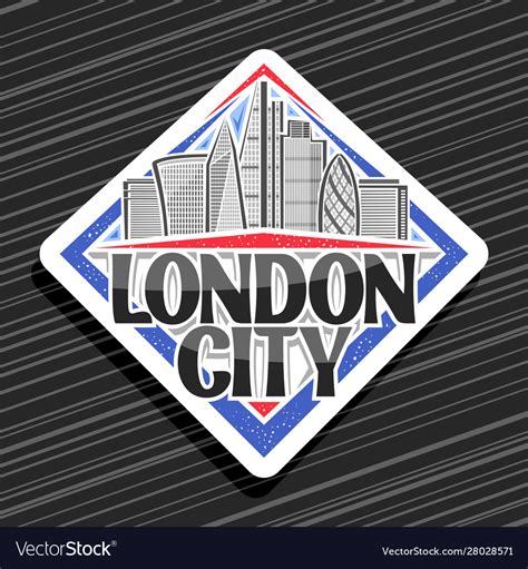 Logo For London City Royalty Free Vector Image