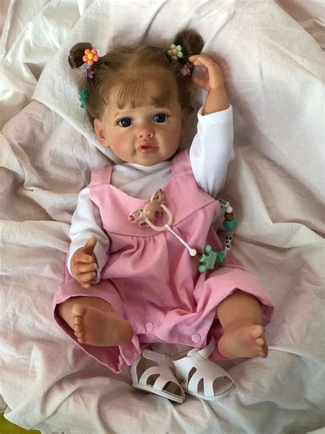 Buy Pinky Lifelike 22inch 55cm Reborn Baby Dolls Full Body Silicone