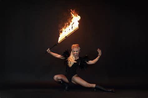 Kat The Fire Goddess Fire Dancer From Bedfordshire