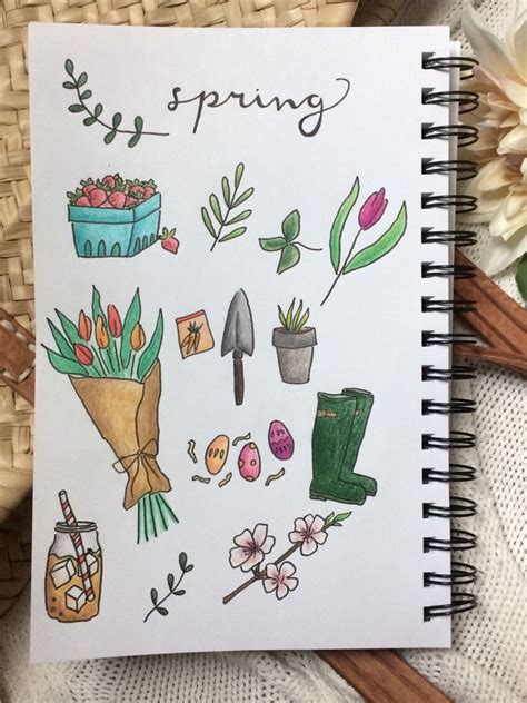 Lillastudies “did A Fun Little Spring Doodle The Other Day ” Planner