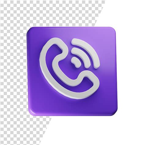 Premium Psd Call 3d Icon Rendering Isolated Concept