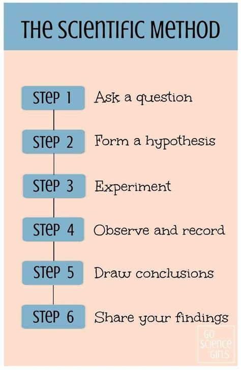 Steps In The Scientific Method Worksheet