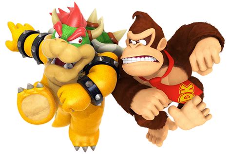 Nibrocrock On Twitter Bowser Vs Donkey Kong Render