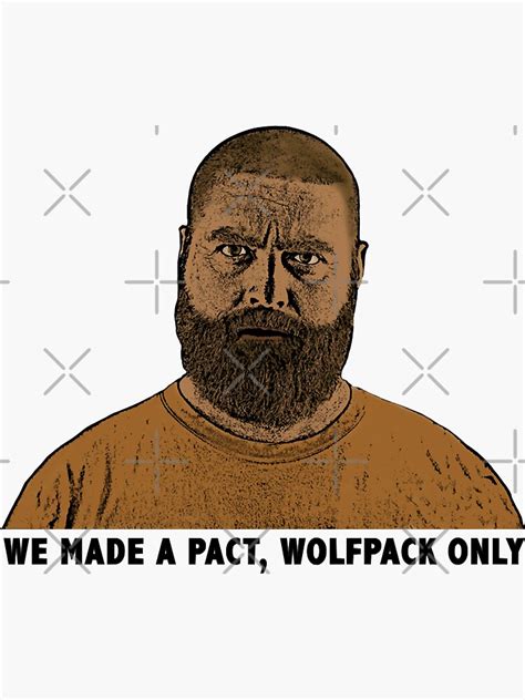 Awesome Comedy Doug Alan Ed Helms The Hangover 2 Movie Funny Alan Quote Wolfpack Retro Sticker