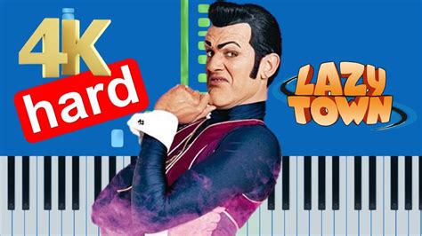 Lazy Town We Are Number One Medium Piano Tutorial 4k Youtube