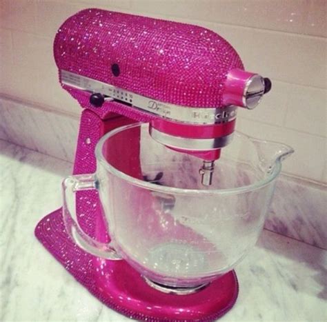 Pink Sparkly Blender Kitchen Aid Pink Kitchen Kitchen Aid Mixer