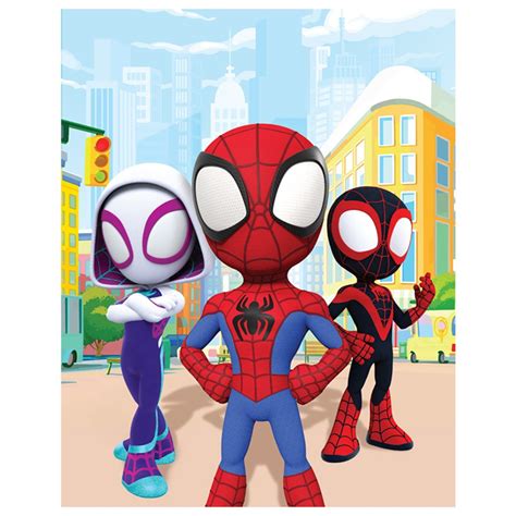 Spidey And His Amazing Friends Street Mural Officially Licensed Mar Cumplea Os Spiderman