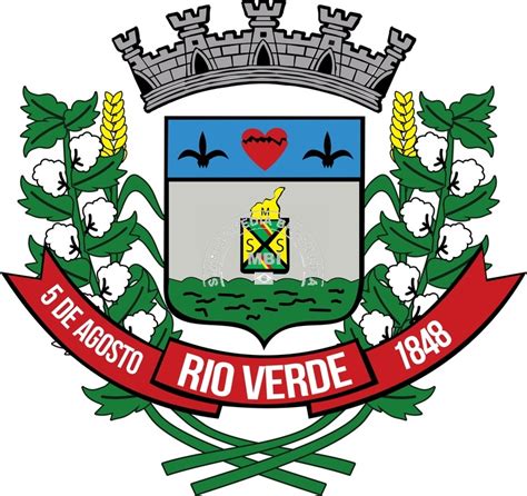 Brasão E Bandeira Da Cidade De Rio Verde Go Br