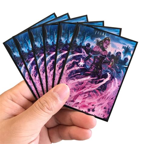60pcsbag Tcg Card Sleeves Anime Lilianadreadhorde General Cards Sleeves Game Characters