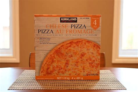 Costco Kirkland Signature Frozen Cheese Pizza Review Costcuisine