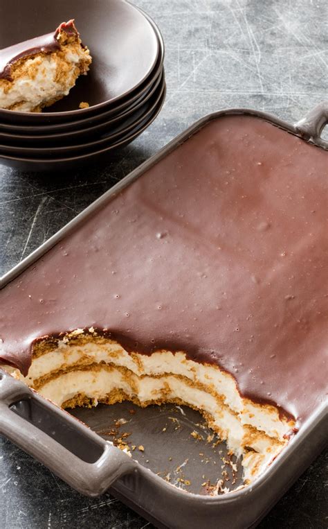 I use my own home made frosting, better than anything out of a can. Chocolate Eclair Cake: Usually made with convenience ...
