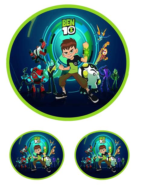 Stickers Ben 10 Decals 7 And Pair Of 3 Etsy
