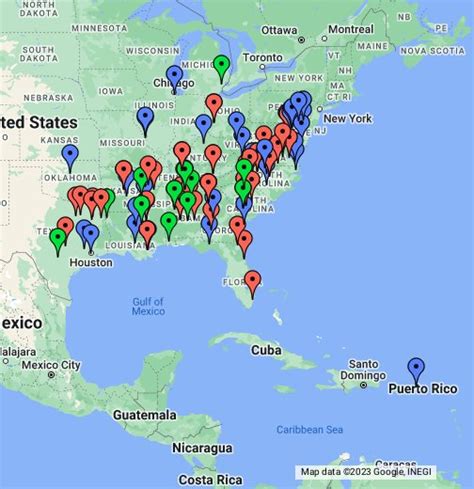 Map Of Historically Black Colleges And Universities Hbcu Todaysdrum