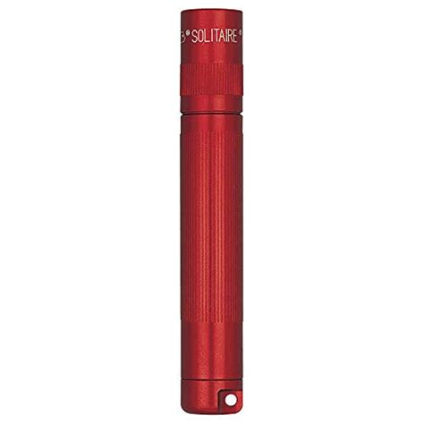 Maglite Solitaire Incandescent 1 Cell Aaa Flashlight Red K3a036