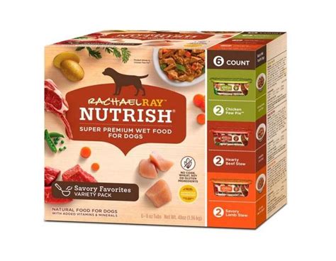Rachael Ray Nutrish Savory Favorites West Variety Pack Canned Dog Food