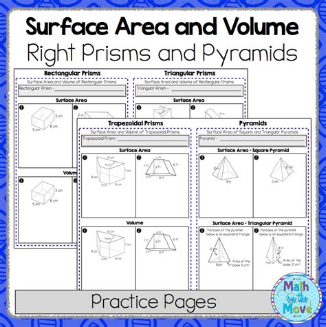 This calculator will find any of the above value by just entering other known values and after press on submit button, you will get surface area of a trapezoidal prism calculator. This set of worksheets can be used to introduce or review ...