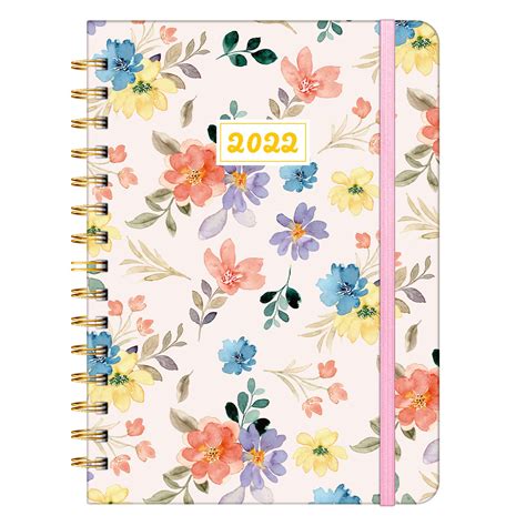 Buy 2022 Weekly And Monthly Planner Spiral Daily Planner 2022 Agenda Planners And Organizers Cute