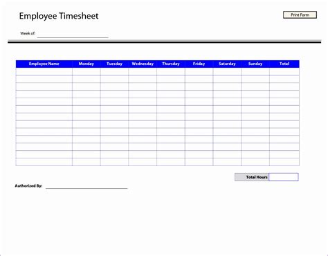 12 Daily Timesheet Template Excel 2010 Excel Templates