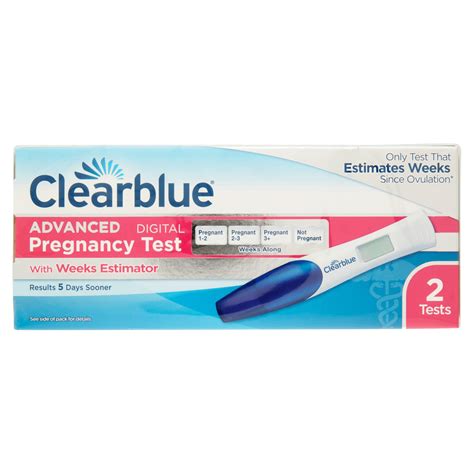 Clear Blue Pregnancy Test And Week Estimator Pregnancywalls