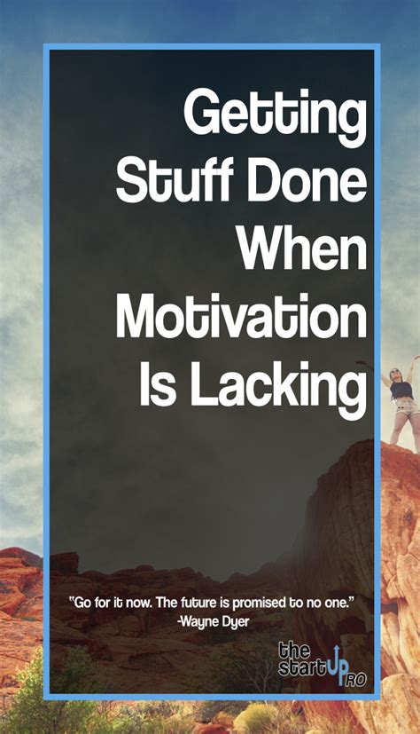 Getting Stuff Done When Motivation Is Lacking
