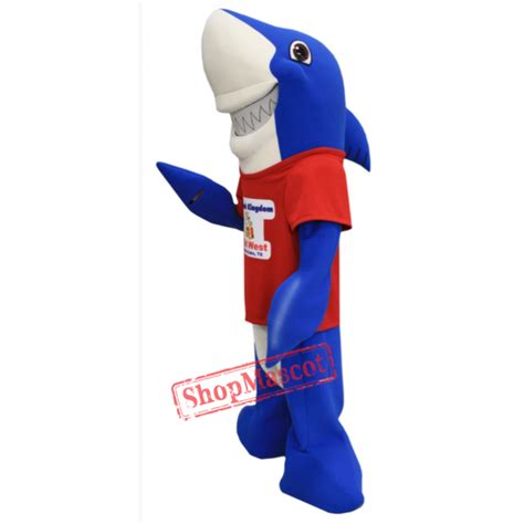 splash kingdom shark mascot costume