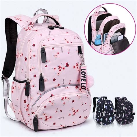 Printed Large School Backpack For Teenage Girls Girl Backpacks School