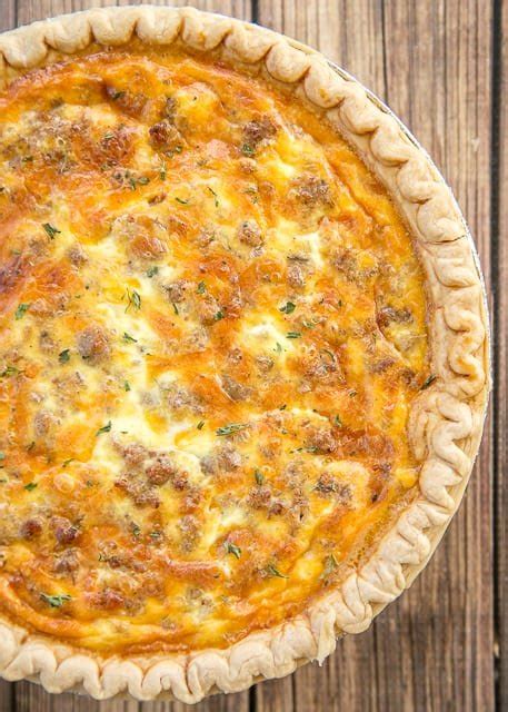 Sausage And Ranch Quiche So Quick And Easy Everyone Loved This